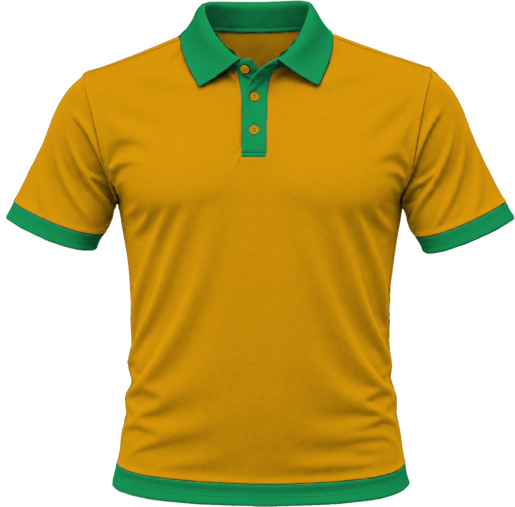 Ringer Unisex Golf Shirt, Fitted Short Sleeve, Birdseye