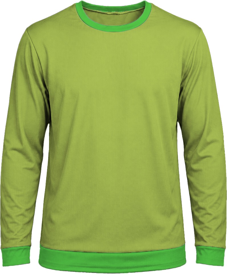 Ringer Unisex Crew Neck T-shirt, Fitted Long Sleeve, Birdseye
