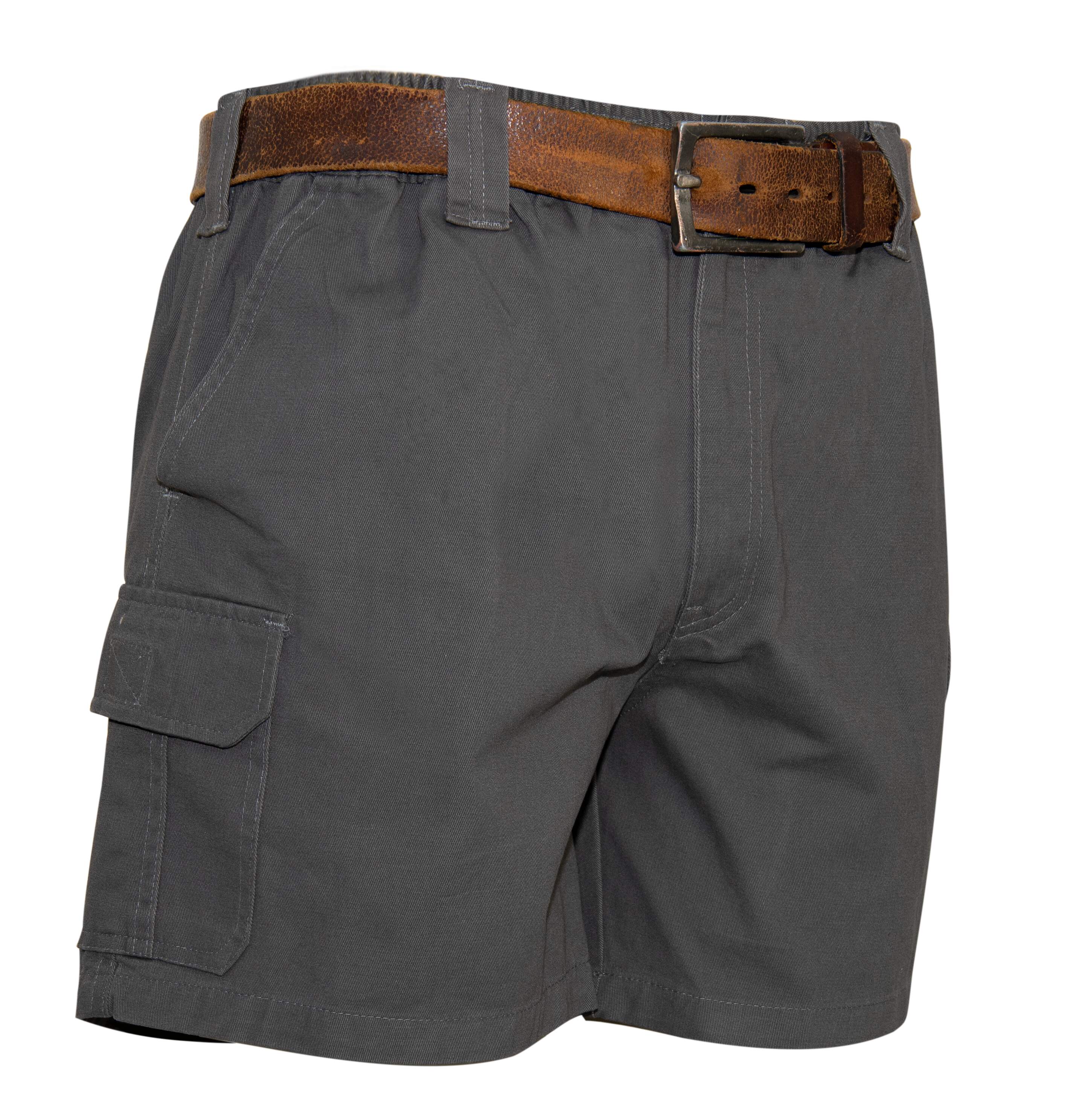 Men's Elasticated Stretch Canvas Mountain Shorts