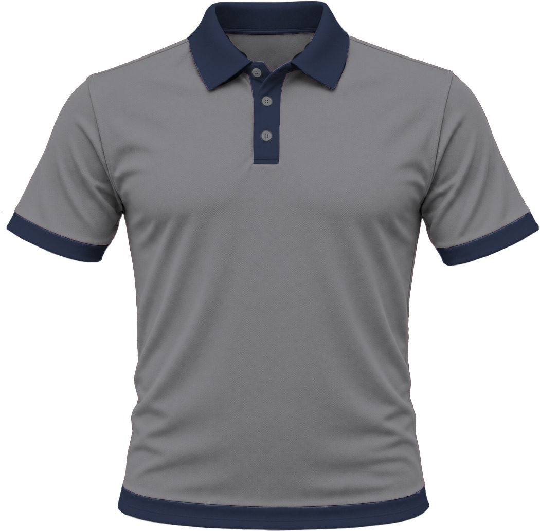Ringer Unisex Golf Shirt, Fitted Short Sleeve, Birdseye