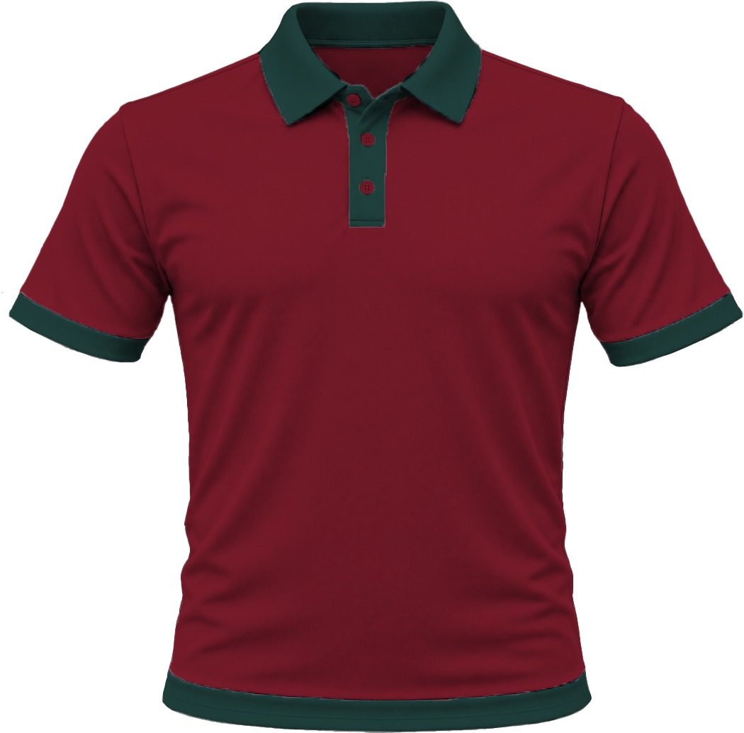 Ringer Unisex Golf Shirt, Fitted Short Sleeve, Birdseye