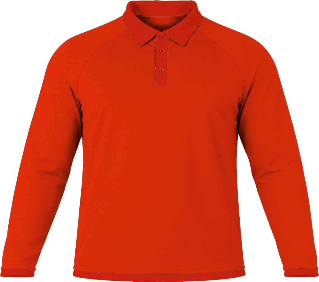 +27 Unisex Golf Shirt, Raglan Long Sleeve, Reverse Birdseye