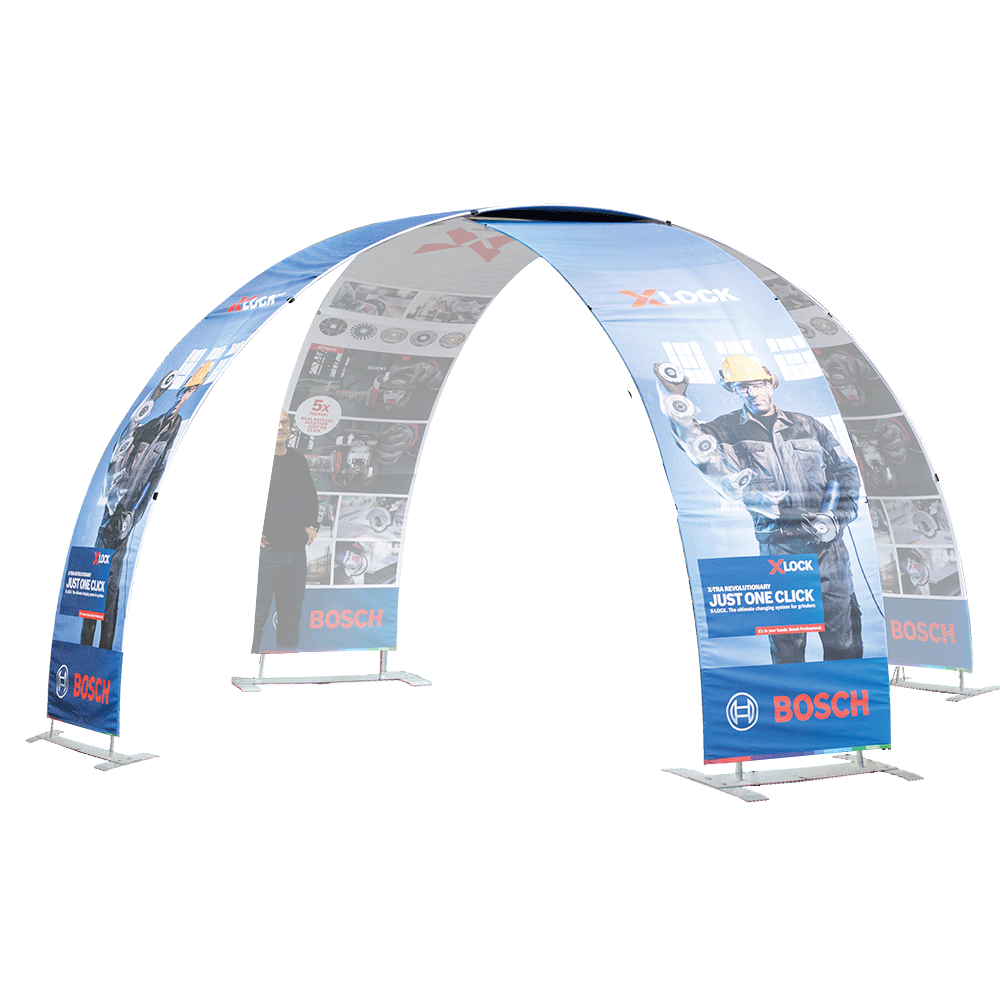 Dome Arch Single Sided display fabric