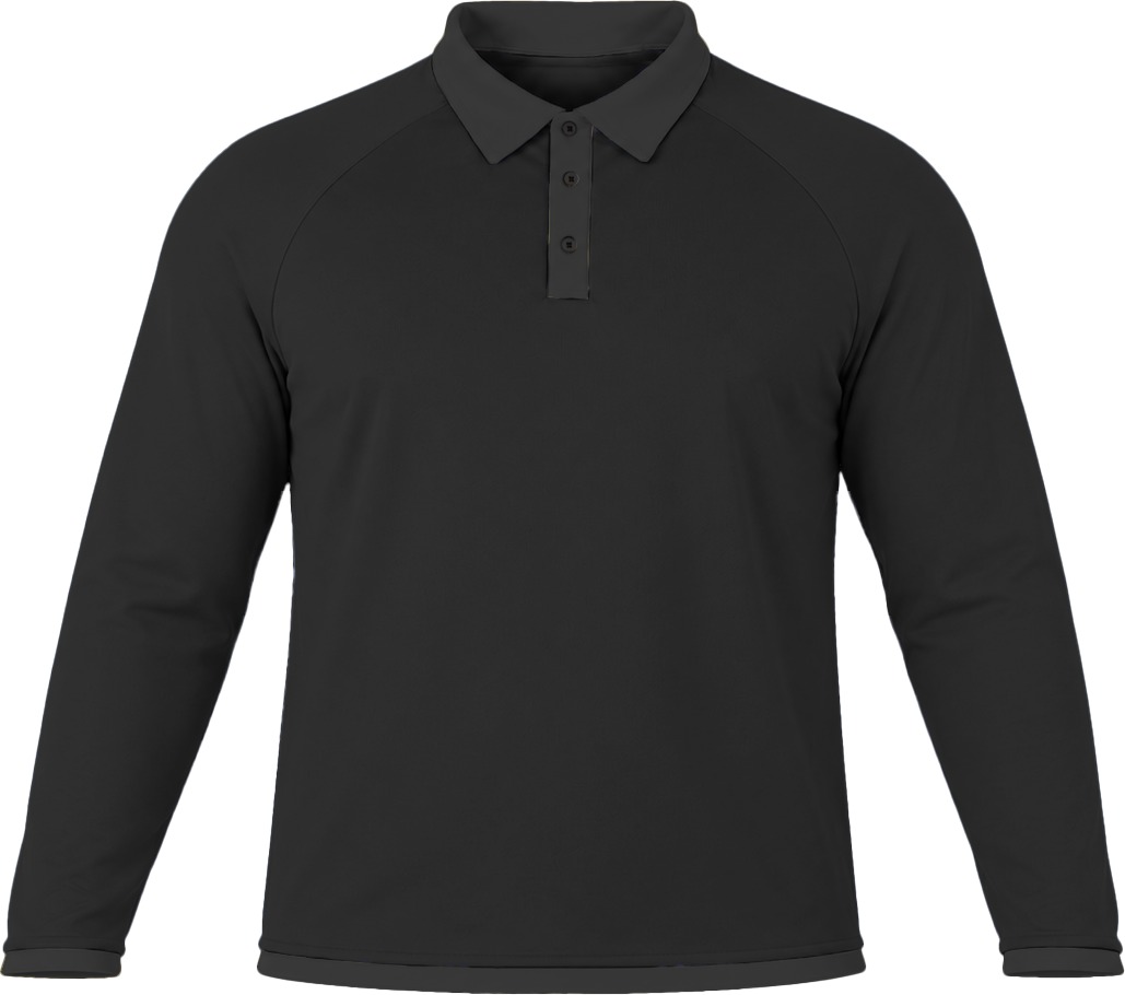 +27 Unisex Golf Shirt, Raglan Long Sleeve, Birdseye
