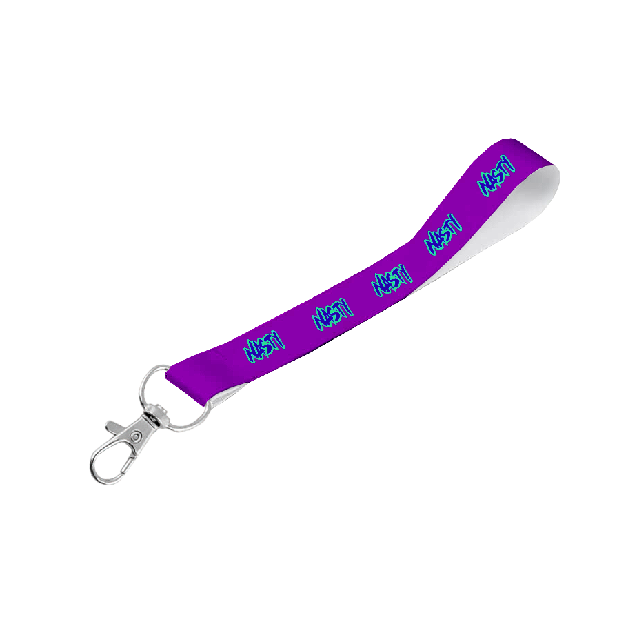Satin Wrist Phone Strap S/Sided Print with Snap Hook 25 x 340mm