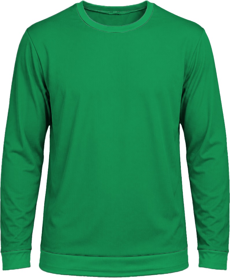 +27 Ladies Crew Neck T-shirt, Fitted Long Sleeve, Birdseye