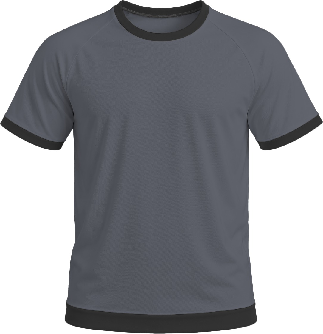 Ringer Unisex Crew Neck T-shirt, Raglan Short Sleeve, Birdseye