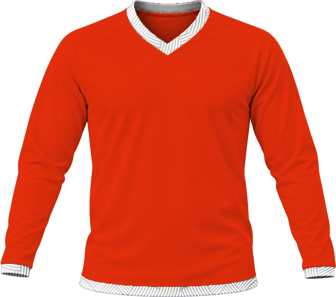 19Ten Unisex V-Neck T-shirt, Raglan Long Sleeve, Reverse Birdseye