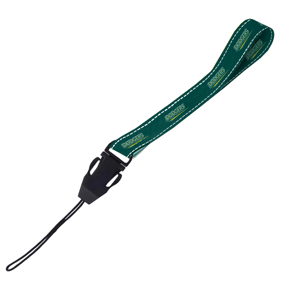Petersham Wrist Phone Strap With Reflective Border Sublimation Print D/Sided with Cellphone Clip