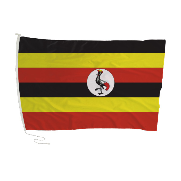UGANDA FLAG 90 x 60cm