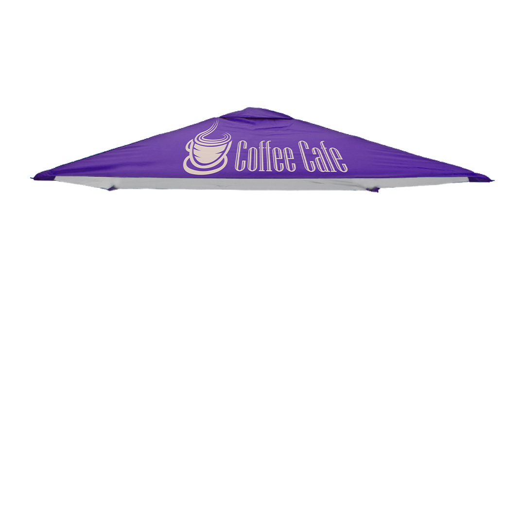 Umbrella 3m x 3m, UV Print, Square 4-Panel, Skin only