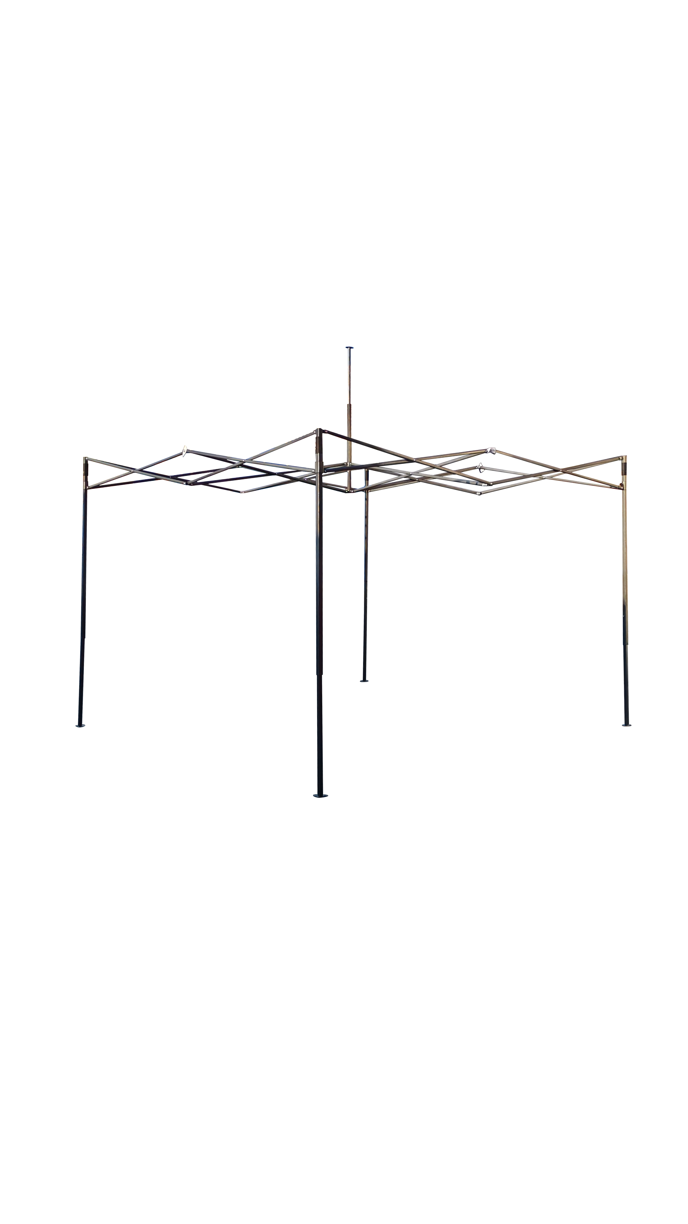 Hammered Steel Gazebo Frame Only