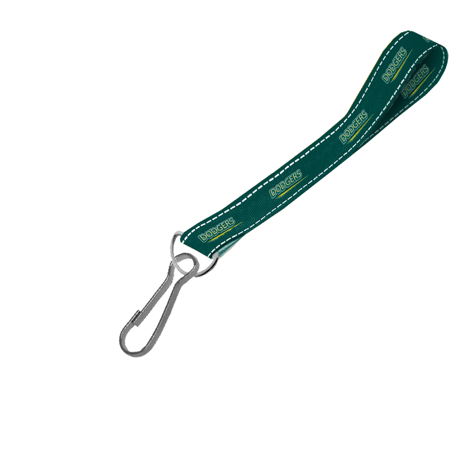 Petersham Wrist Phone Strap With Reflective Border Sublimation Print D/Sided with Swivel Hook