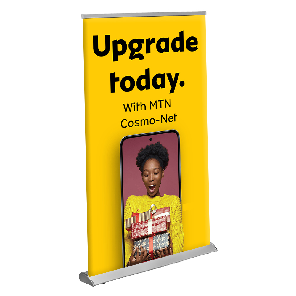 Pull Up Banner 1.2 x 2m, display fabric, Complete, Executive
