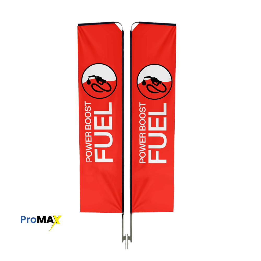 Professional display hardware Telescopic Banner 4m Double sided, Complete