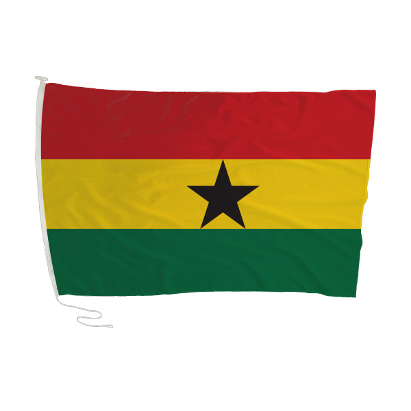 GHANA FLAG 90 x 60cm