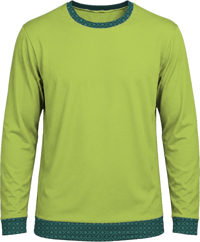 19Ten Kiddies Crew Neck T-shirt, Fitted Long Sleeve, Birdseye