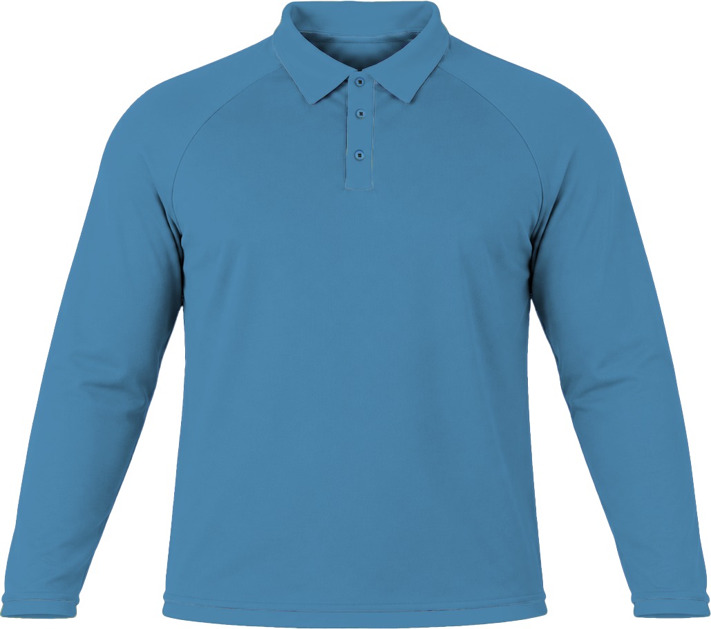 +27 Ladies Golf Shirt, Raglan Long Sleeve, Birdseye