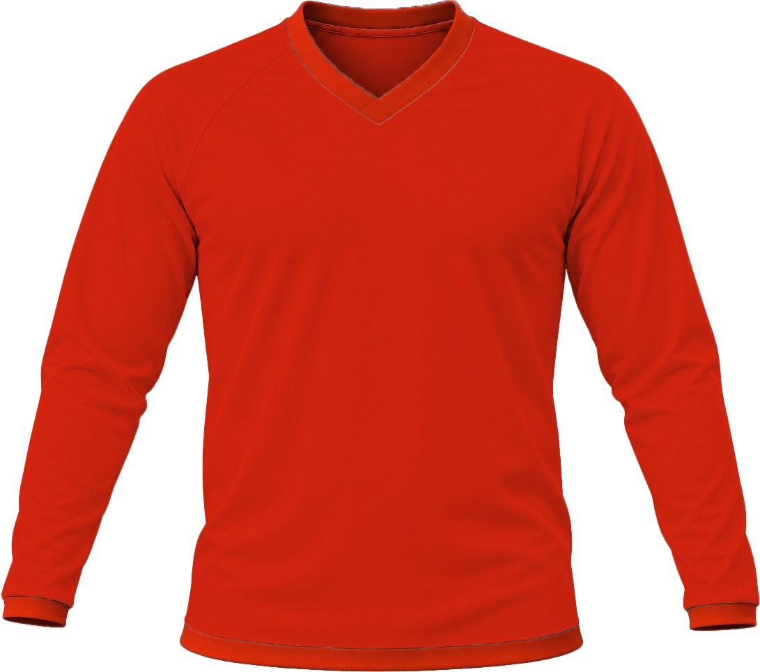 +27 Unisex V-Neck T-shirt, Raglan Long Sleeve, Reverse Birdseye