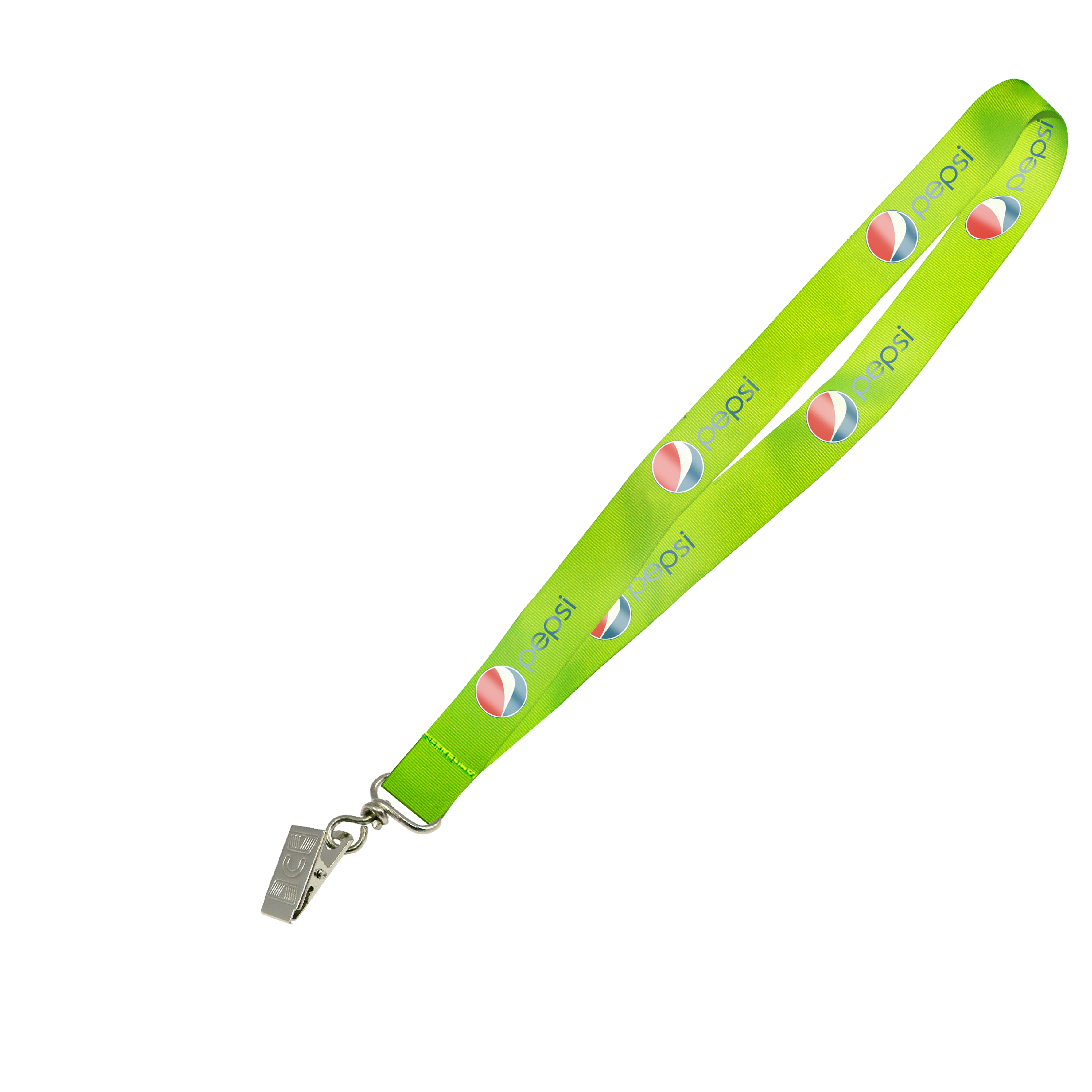Hi-Viz Lanyard DTF Full Colour Reflective Print S/Sided with Crocodile Clip