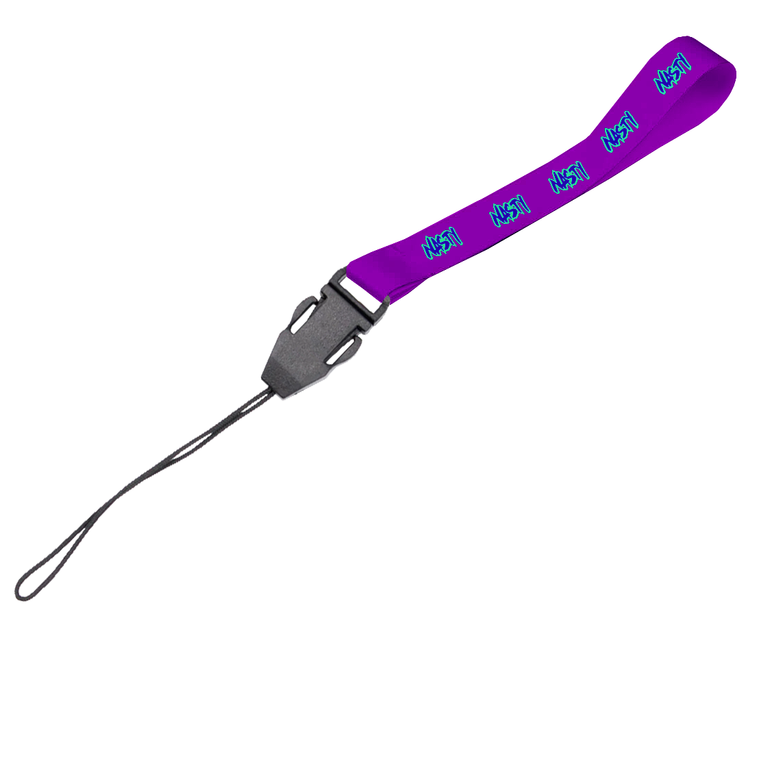 Satin Wrist Phone Strap D/Sided Print with Cellphone Clip 20 x 340mm