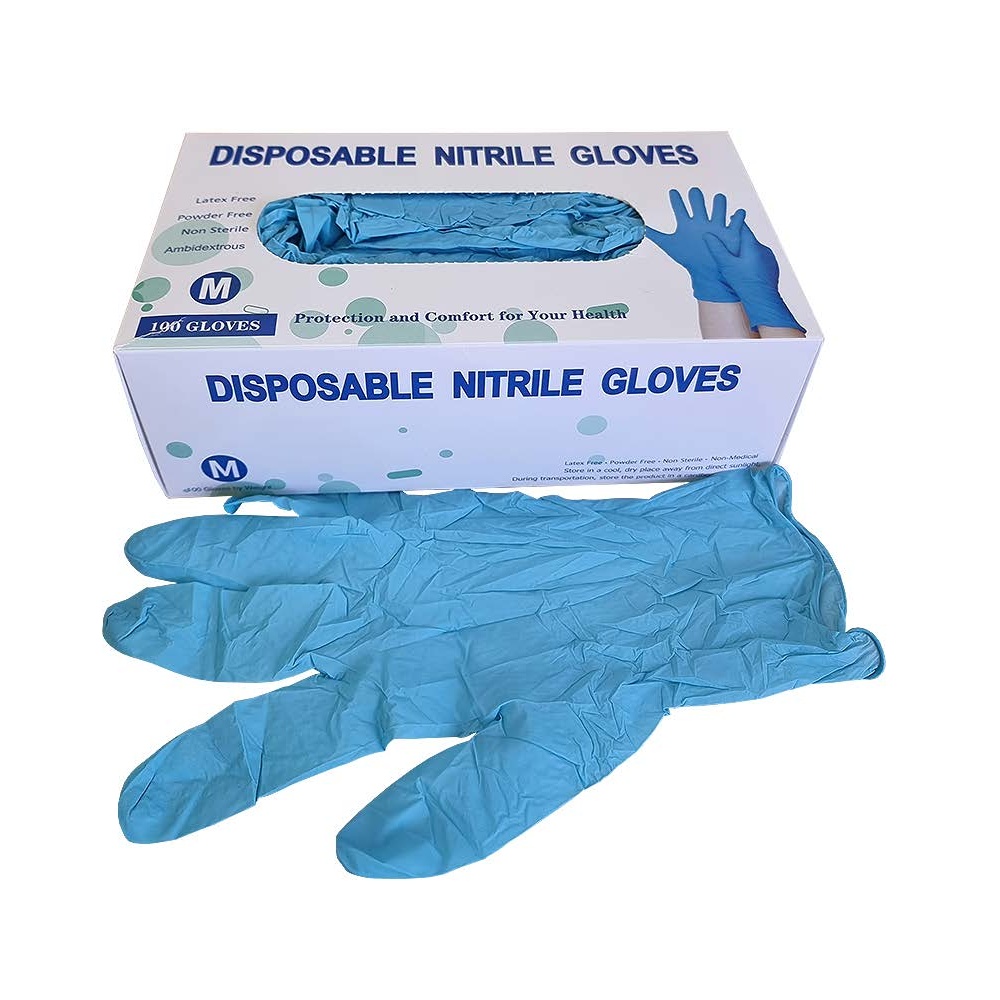Nitrile Examination Glove Powder Free L - Box Of 100 Pairs