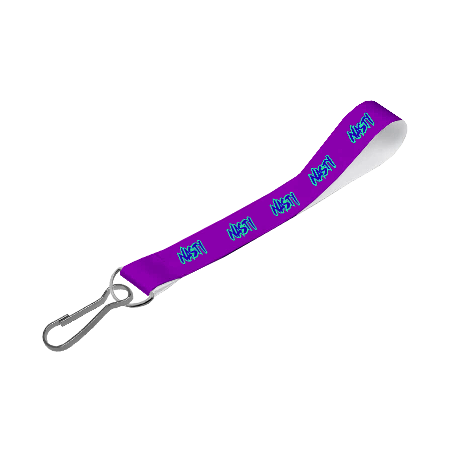 Satin Wrist Phone Strap S/Sided Print with Swivel Hook 20 x 340mm