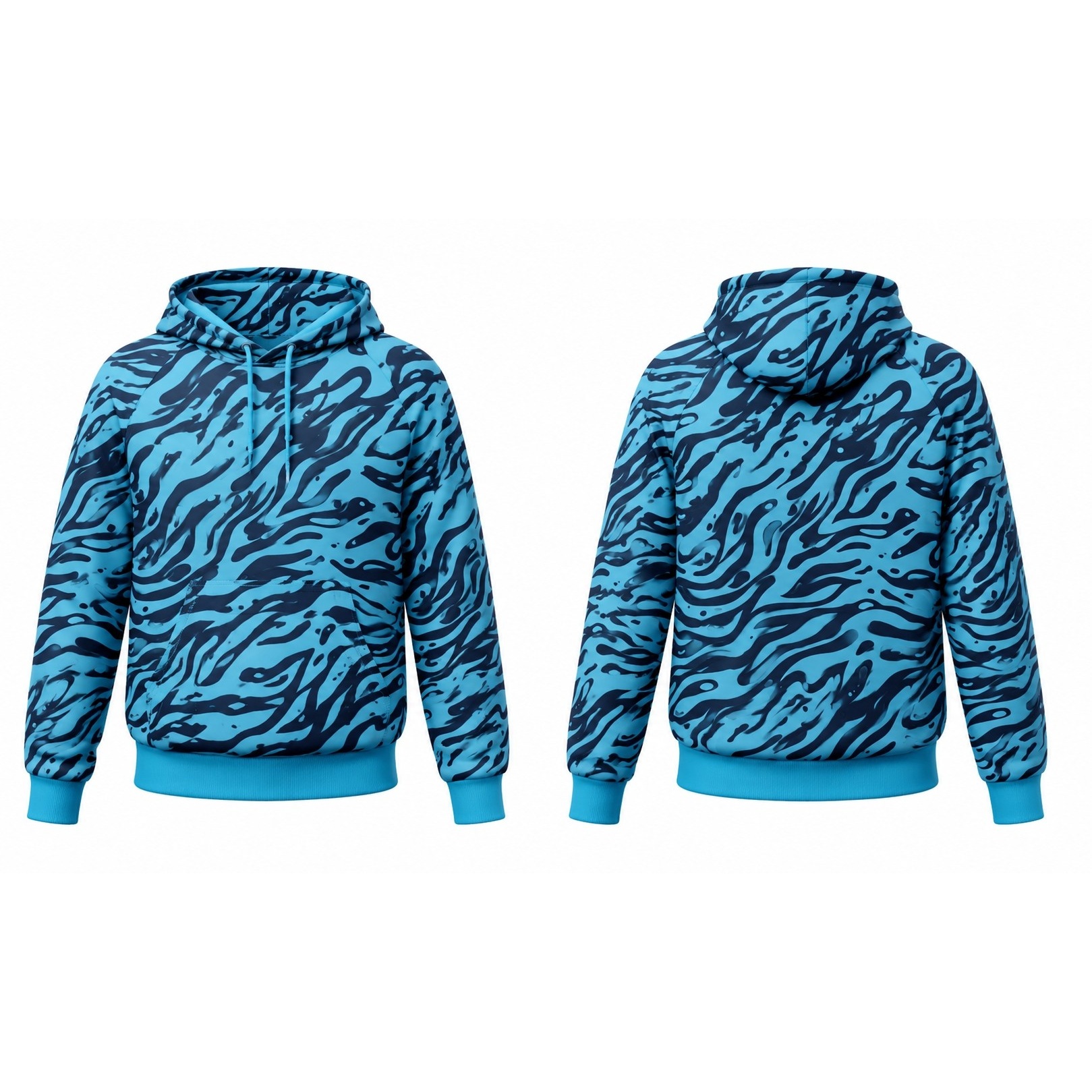 Dye Sublimated Softshell Standard Hoodie | Raglan Sleeve