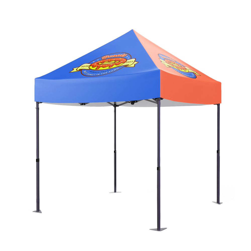 Gazebo 2 x 2m, UV Print, Economy Steel, Complete