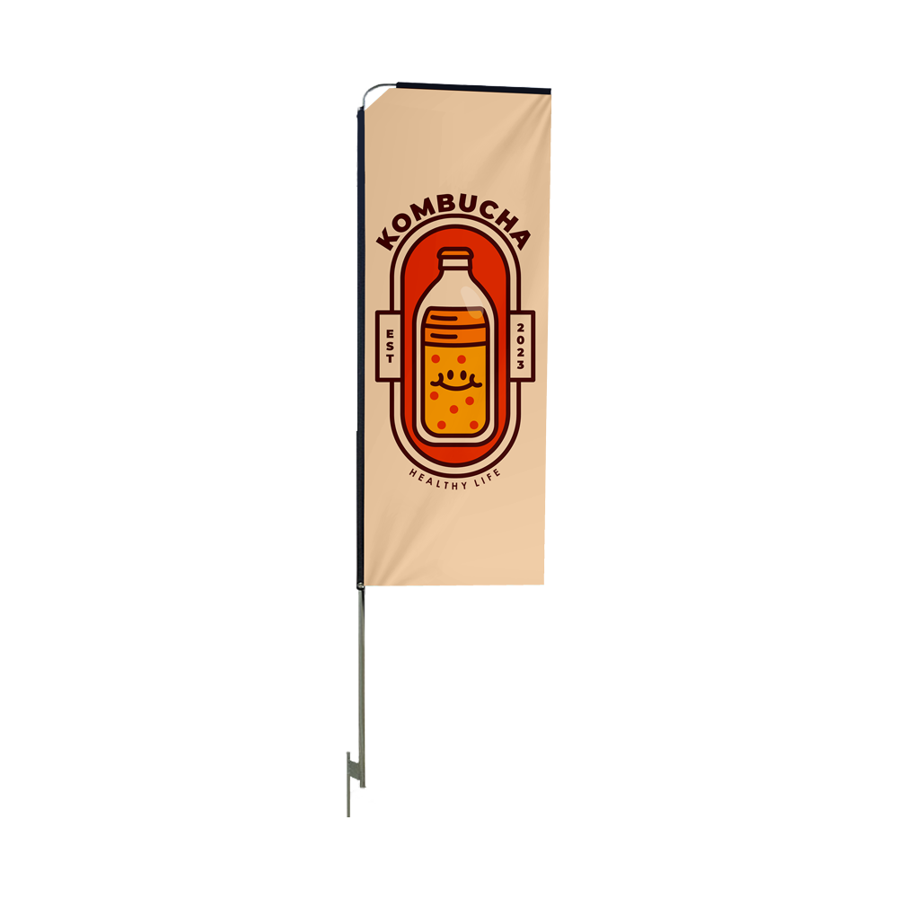 Professional display hardware Telescopic Banner 2m Double sided, Complete