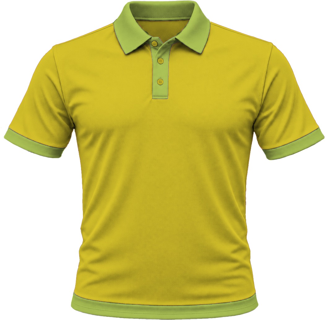 Ringer Unisex Golf Shirt, Fitted Short Sleeve, Reverse Birdseye