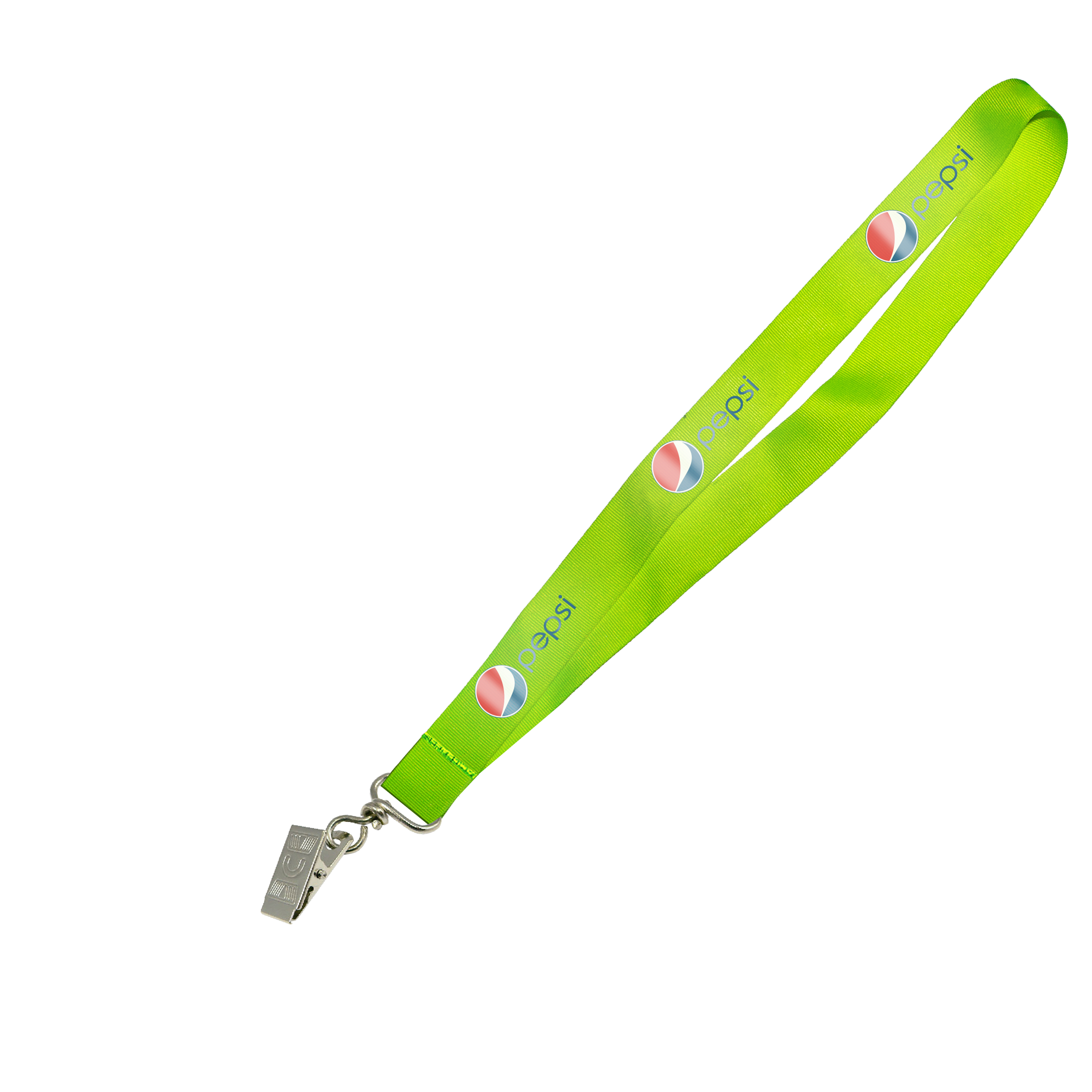 Hi-Viz Lanyard DTF Full Colour Reflective Print D/Sided with Crocodile Clip