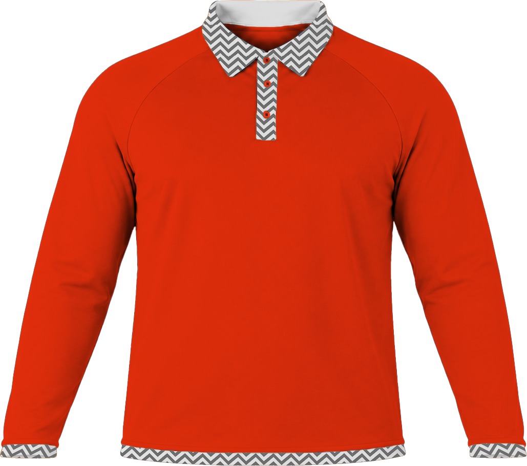 19Ten Unisex Golf Shirt, Raglan Long Sleeve, Reverse Birdseye