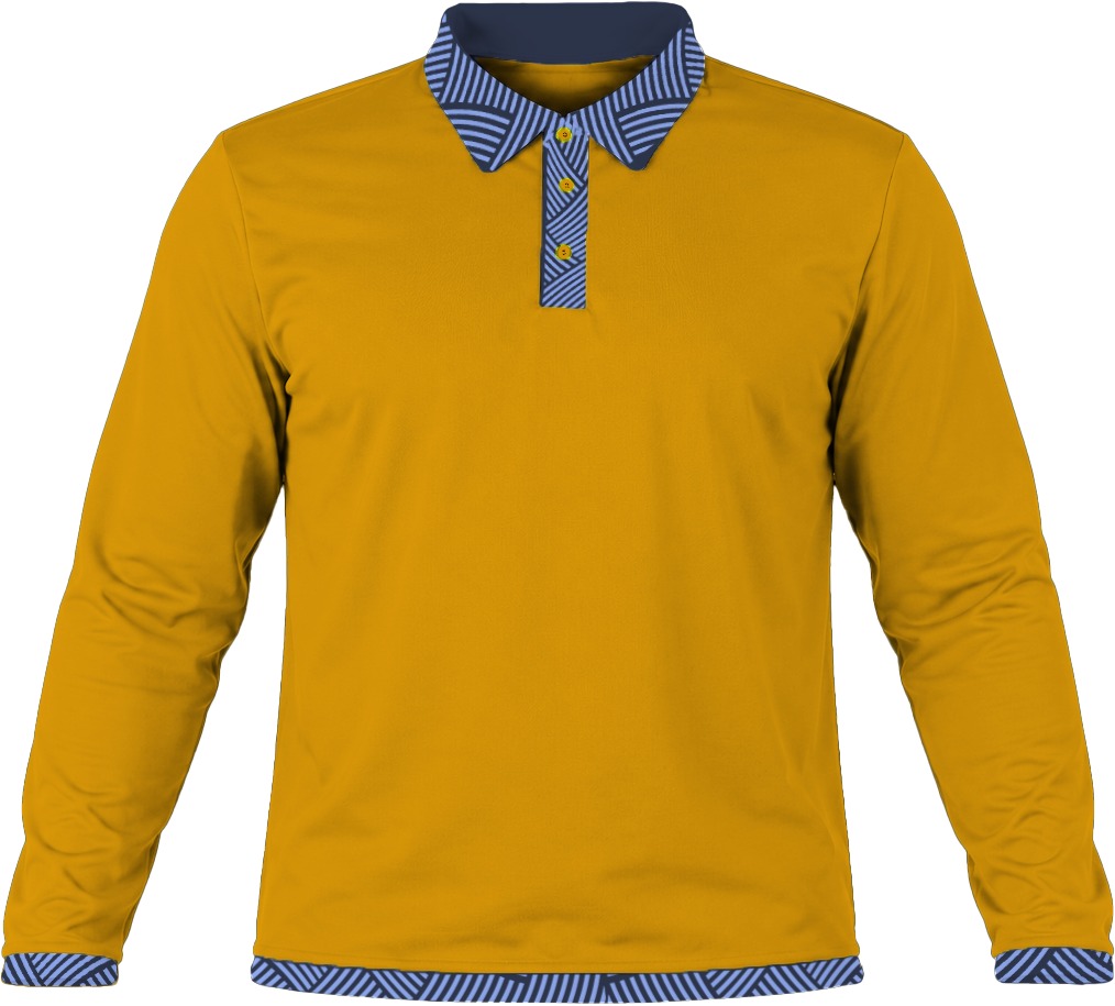 19Ten Kiddies Golf Shirt, Fitted Long Sleeve, Birdseye