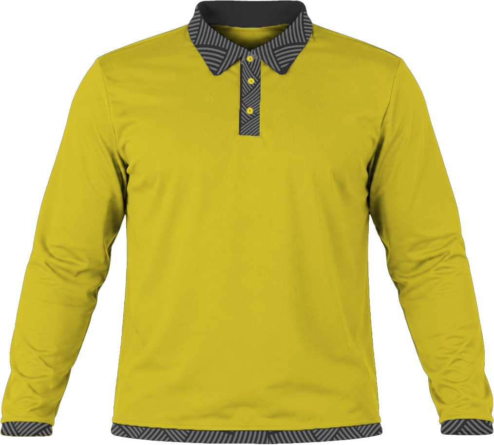 19Ten Kiddies Golf Shirt, Fitted Long Sleeve, Birdseye