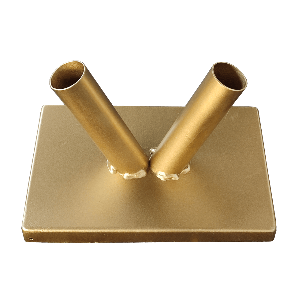 2 Pole Base Only for Indoor Poles(Gold)