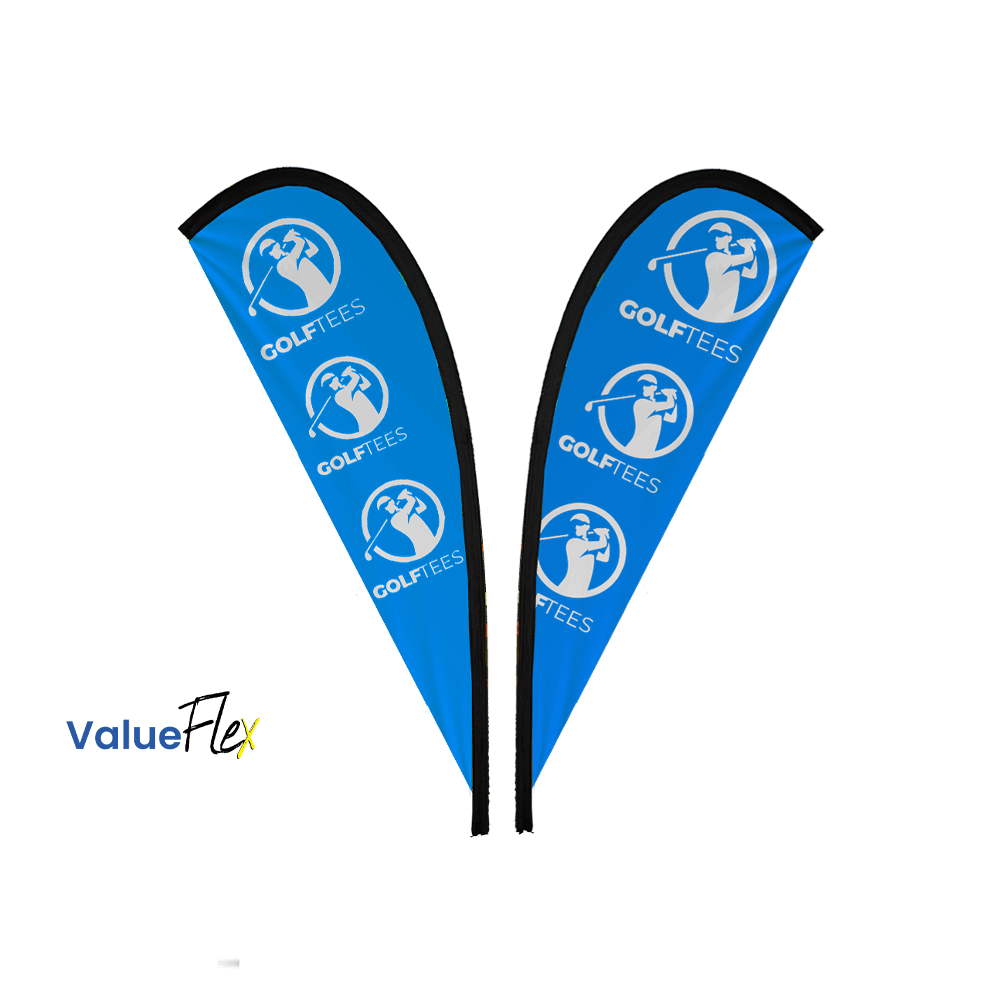 Display fabric Teardrop Banner 2m Double sided, Skin Only