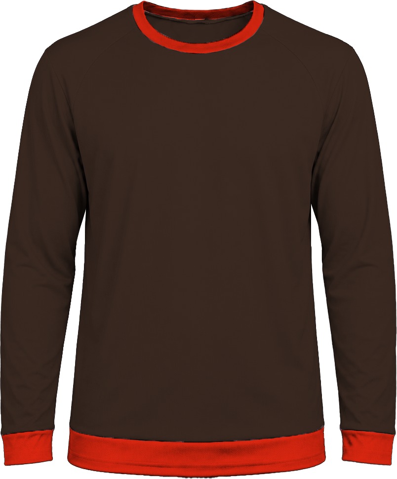 Ringer Ladies Crew Neck T-shirt, Raglan Long Sleeve, Birdseye