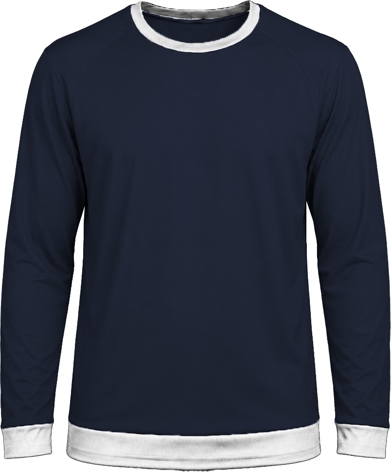 Ringer Ladies Crew Neck T-shirt, Raglan Long Sleeve, Birdseye
