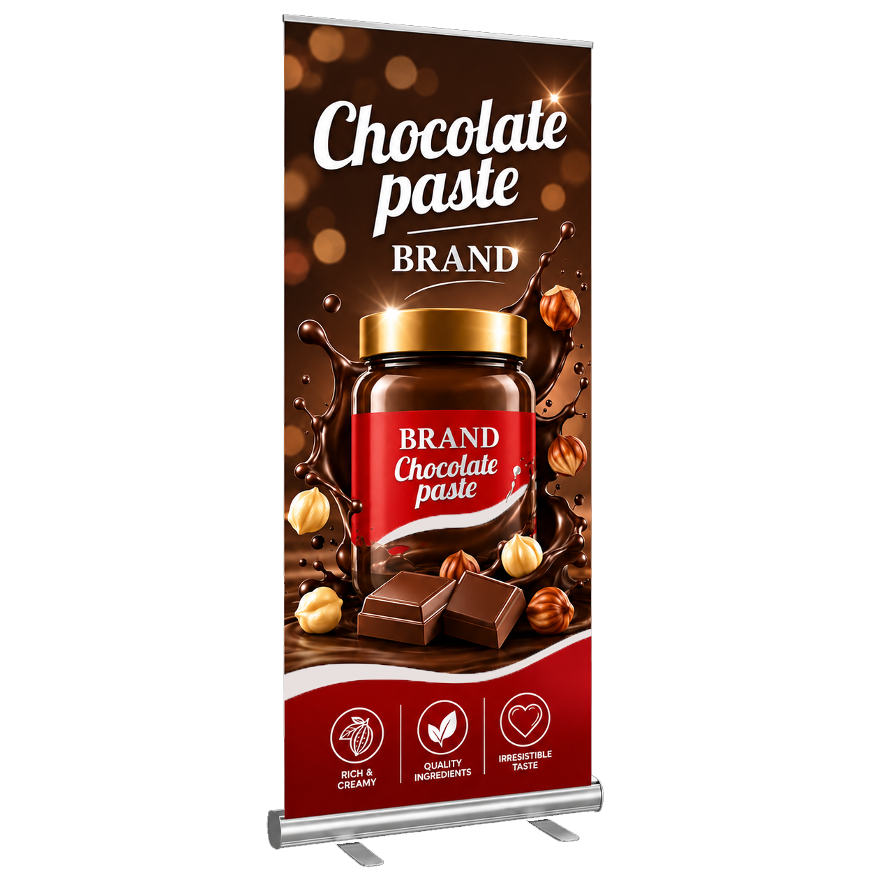 B. YOND LITHO Econo Pull Up Banner (Single Sided White) 850 x 2000mm