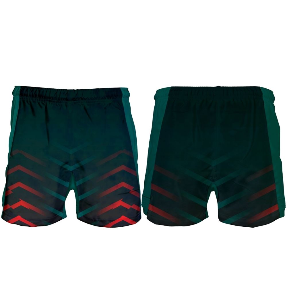 Dye Sub Kid's Rugby Shorts, 9 Panel