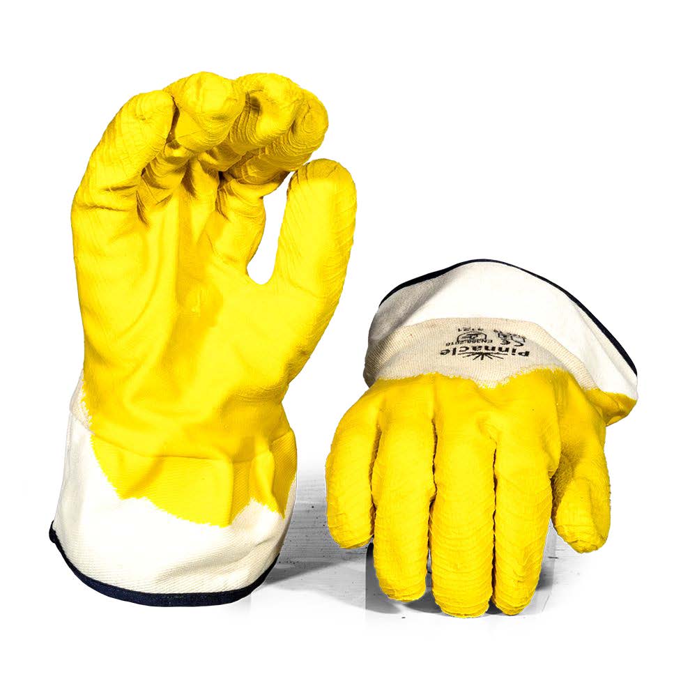 Comarex Crinkle Yellow Glove Safe Cuff - Pack Of 12 Pairs