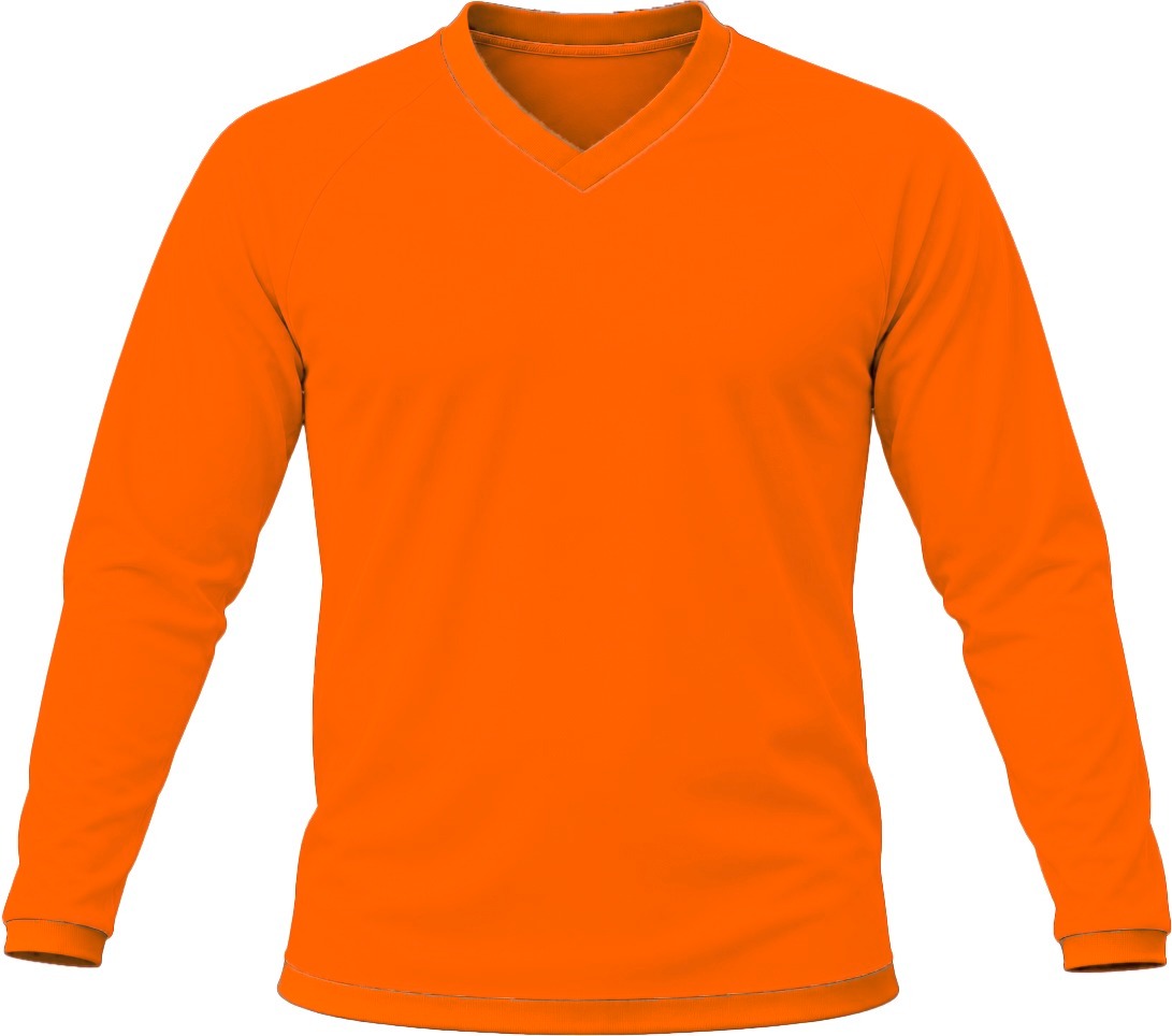 +27 Ladies V-Neck T-shirt, Raglan Long Sleeve, Birdseye