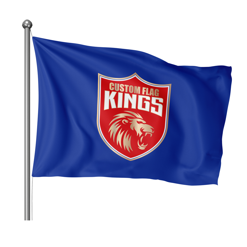 Digitally Printed Flag, Single Sided, 2700mm x 1800mm, with rope & toggle