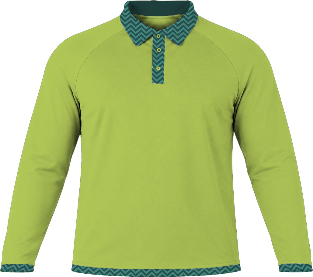 19Ten Ladies Golf Shirt, Raglan Long Sleeve, Birdseye