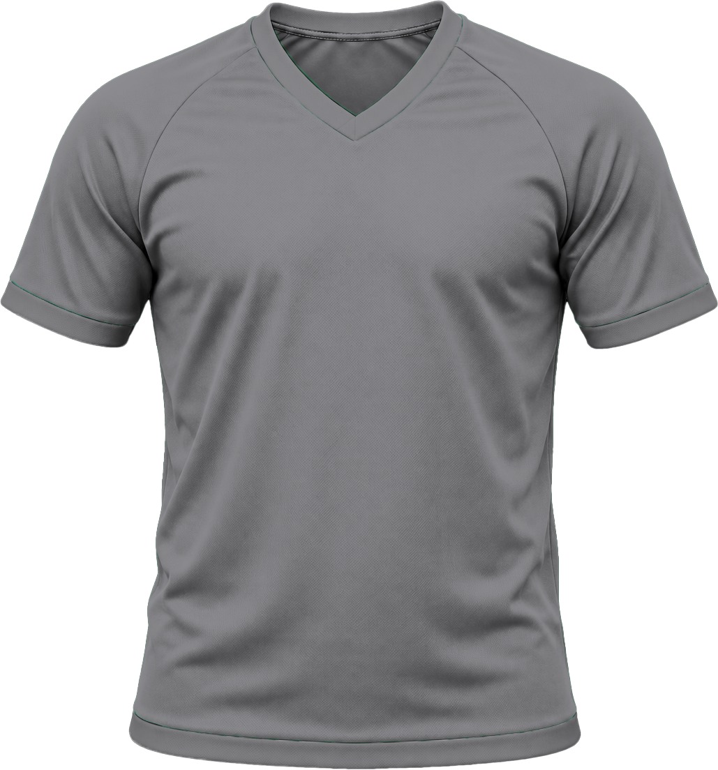 +27 Ladies V-Neck T-shirt, Raglan Short Sleeve, Reverse Birdseye