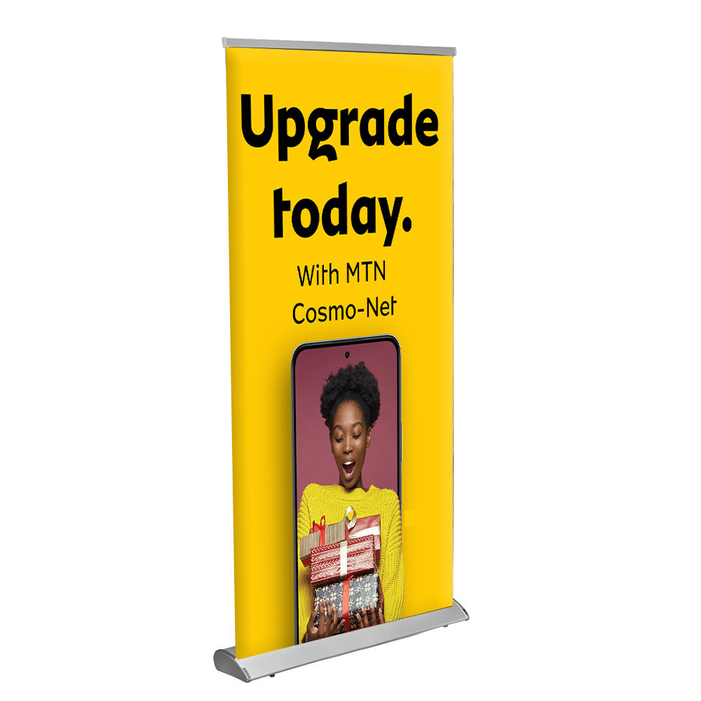 Pull Up Banner 1.2 x 2m, PVC, Complete, Executive