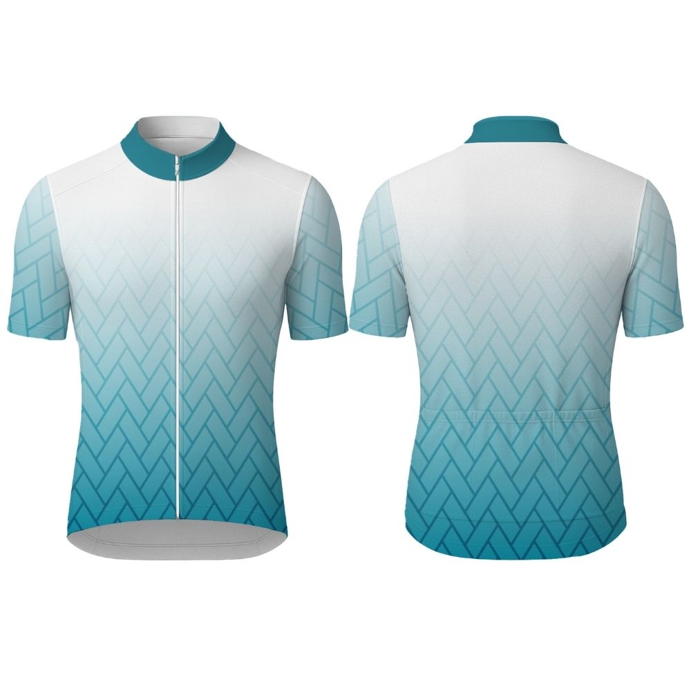 Dye Sub Men's Cycling Shirt, Full Zip