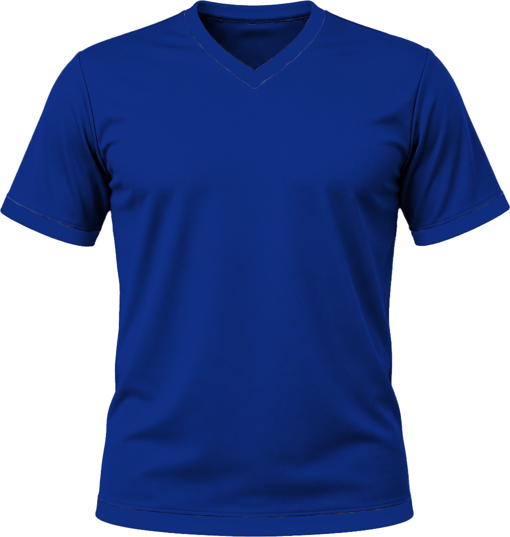 +27 Ladies V-Neck T-shirt, Fitted Short Sleeve, Reverse Birdseye