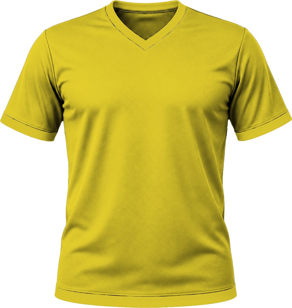 +27 Ladies V-Neck T-shirt, Fitted Short Sleeve, Reverse Birdseye